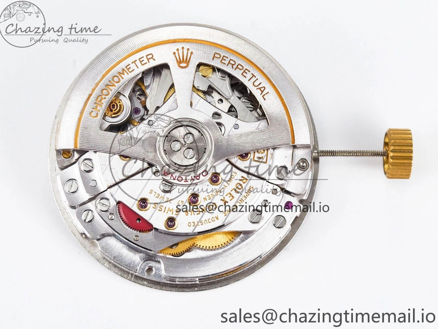 MiroTime 0401 Custom Modded Daytona DD4131 Super Clone 28800 VPH Automatic Movement (Silver Color) HighQuality 919